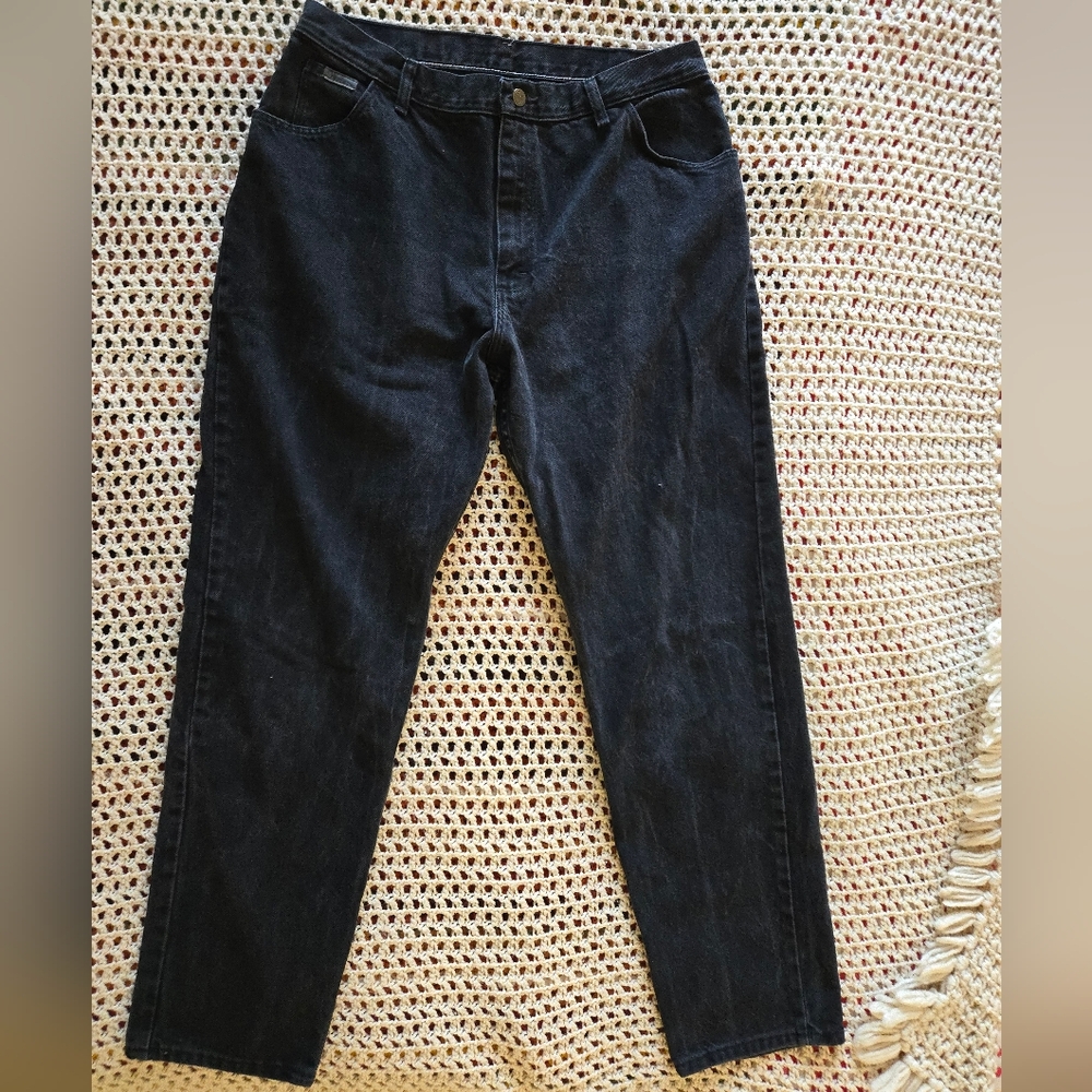 Vintage Washed Black Women's Wrangler Jeans